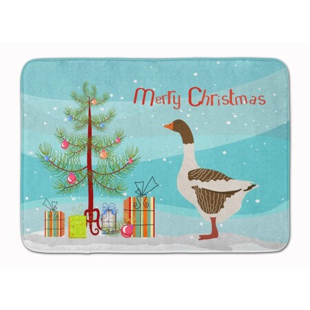 Carolines Treasures Pomeranian Rogener Goose Christmas Machine Washable Memory Foam Mat BB9270RUG